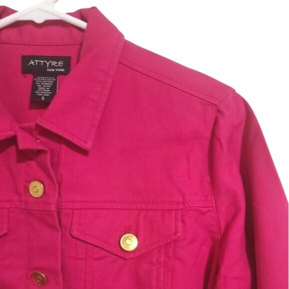 Attyre New York Women's Size Small Pink Flamboyant and Feminine Jacket NWOT - Picture 4 of 12